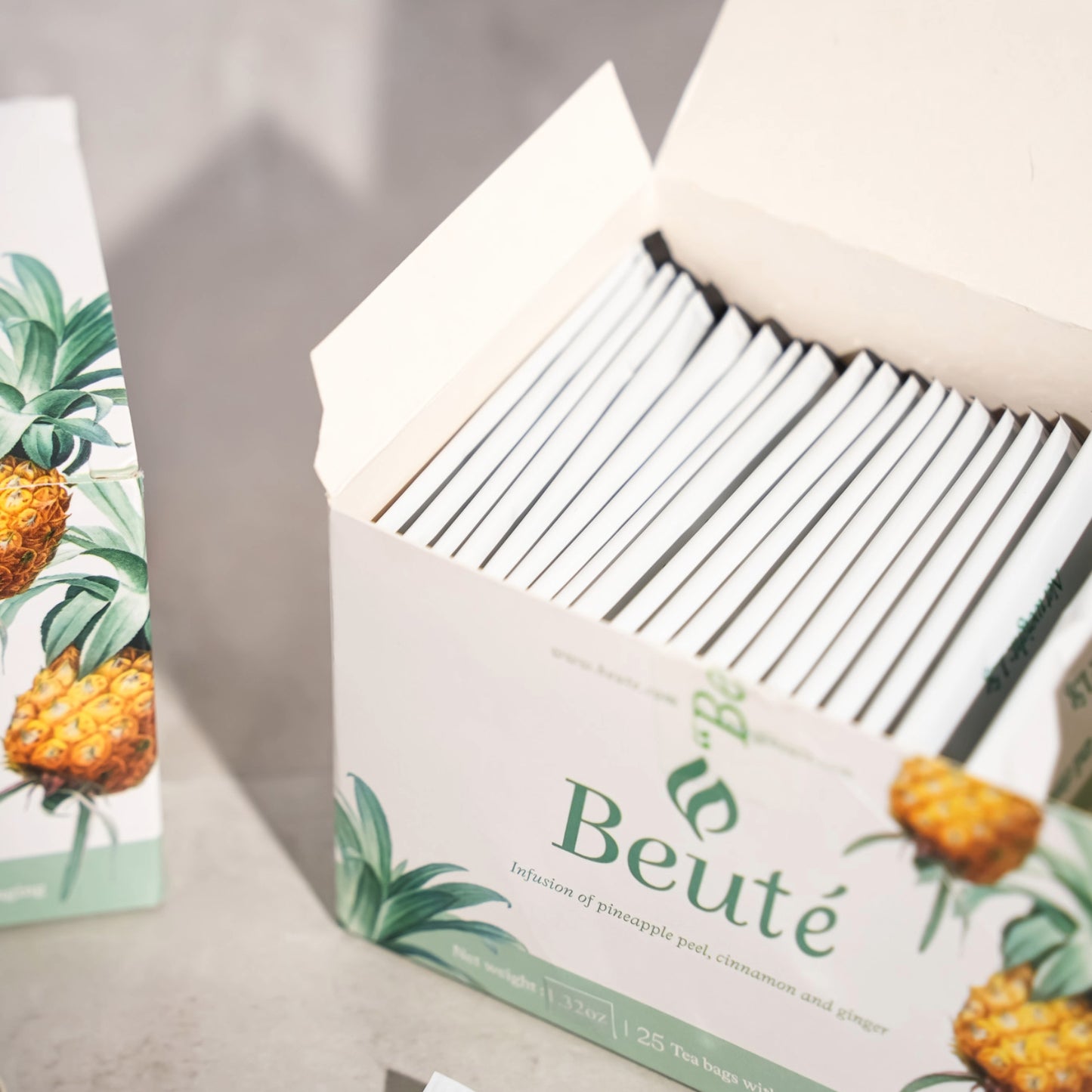 Beuté: Té de cáscara de Piña, Canela y Jengibre