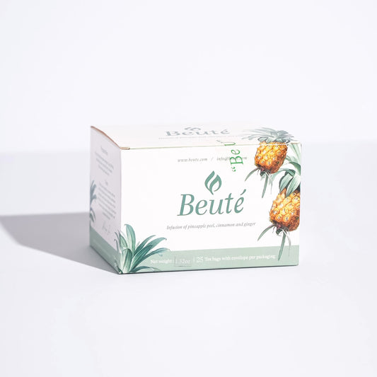 Beuté: Té de cáscara de Piña, Canela y Jengibre